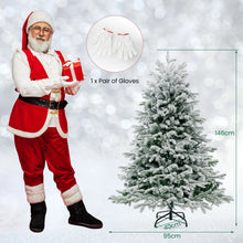 Load image into Gallery viewer, Pre-Lit Artificial Christmas Tree with PE PVC Branch Tips and Warm White LED Lights
