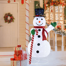 Load image into Gallery viewer, 150 cm Large White Pre-lit Lighted Snowman Christmas Decoration
