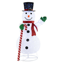 Load image into Gallery viewer, 150 cm Large White Pre-lit Lighted Snowman Christmas Decoration
