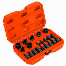 Load image into Gallery viewer, 16pcs Impact Brake Caliper Socket Set with Engines and Hubs of Most Car Brands
