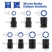 Load image into Gallery viewer, 16pcs Impact Brake Caliper Socket Set with Engines and Hubs of Most Car Brands
