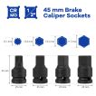 Load image into Gallery viewer, 16pcs Impact Brake Caliper Socket Set with Engines and Hubs of Most Car Brands
