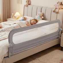 Load image into Gallery viewer, Bed Rail, Swing Down Toddler Safety Beds Guard with Adjustable Height
