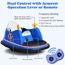 Load image into Gallery viewer, Kids Ride-On Bumper Car with Colorful Flashing Lights and Music
