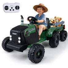 Load image into Gallery viewer, 24V Ride On Tractor with Detachable Trailer for Kids
