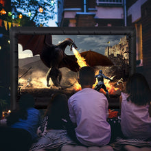 Load image into Gallery viewer, 16FT Inflatable Projector Screen 16:9 HD Double Side Movie Screen w/ Carry Bag
