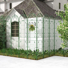 Load image into Gallery viewer, 2 Pack Metal Garden Trellis for Climbing Plants Vegetables and Roses
