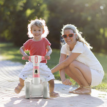 Load image into Gallery viewer, Cute Baby Balance Bike 4 Wheels with Steering Handlebars No Pedal Pink
