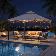 Load image into Gallery viewer, 330 x 330 cm Patio Gazebo Outdoor Gazebo with Heavy-Duty Metal Frame
