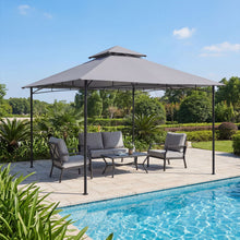 Load image into Gallery viewer, 330 x 330 cm Patio Gazebo Outdoor Gazebo with Heavy-Duty Metal Frame
