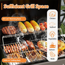 Load image into Gallery viewer, 3-Burner Propane Gas Grill 24,000 BTU Portable with Lid and Side Tables
