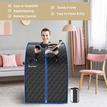 Load image into Gallery viewer, 3L Portable Steam Sauna with 9-Level Temperature and Folding Chair
