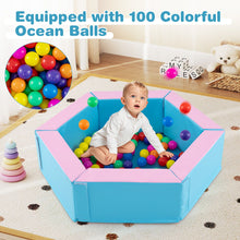 Load image into Gallery viewer, 3-Piece Baby Foam Climbing Blocks Set with Ball Pit and Balls
