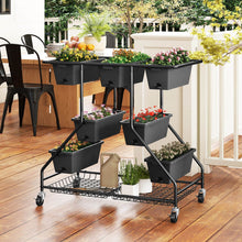 Load image into Gallery viewer, 3-Tier Vertical Raised Garden Bed Planter Stand with 7 Planter Boxes
