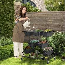 Load image into Gallery viewer, 3-Tier Vertical Raised Garden Bed Planter Stand with 7 Planter Boxes
