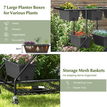 Load image into Gallery viewer, 3-Tier Vertical Raised Garden Bed Planter Stand with 7 Planter Boxes
