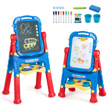 Load image into Gallery viewer, 4 in 1 Kids Art Easel Children Double Side Easel
