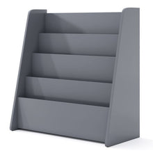 Load image into Gallery viewer, 4-Tier Wooden Children Bookshelf with Deep Compartments

