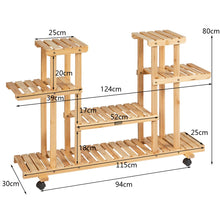 Load image into Gallery viewer, 4-Tier Flower Plant Stand Shelf with 8 Shelves
