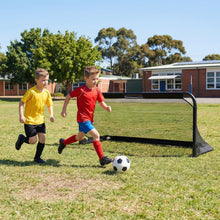 Load image into Gallery viewer, 3 x 2 /5 x 3 FT Foldable Soccer Goal for Kids with Net and Ground Stakes
