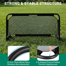 Load image into Gallery viewer, 3 x 2 /5 x 3 FT Foldable Soccer Goal for Kids with Net and Ground Stakes
