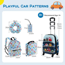 Load image into Gallery viewer, 5 Piece Kids Luggage Set Carry-on Children Rolling Suitcase Set with Backpack

