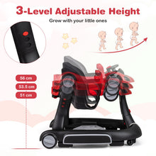 Load image into Gallery viewer, 6-in-1 Baby Walker Toddler Push Car with Canopy and Wheels
