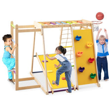 Load image into Gallery viewer, 6-in-1 Jungle Gym with Slide and Rock Climbing for 3-14 Years Olds
