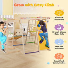 Load image into Gallery viewer, 6-in-1 Jungle Gym with Slide and Rock Climbing for 3-14 Years Olds
