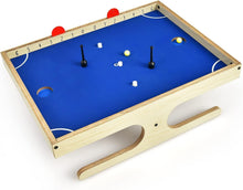 Load image into Gallery viewer, Magnetic Football Table, Mini Tabletop Game Tables with 2 Scores, 2 Balls, 2 Magnetic Handle Sets, 3 Magnets, Wooden Air Hockey Arcade Sports Tables
