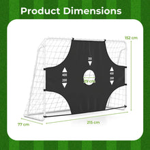 Load image into Gallery viewer, 7 x 5 ft Soccer Goal Set for Backyard with Removable Target Cloth
