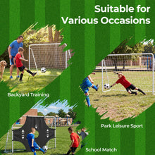Load image into Gallery viewer, 7 x 5 ft Soccer Goal Set for Backyard with Removable Target Cloth
