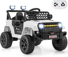 Load image into Gallery viewer, Kids Ride on Car, 12V Battery Powered Toy Car with Remote Control, Lights, Music, Horn
