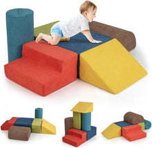 Load image into Gallery viewer, 6 Pieces Soft Play Equipment for Toddlers
