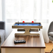 Load image into Gallery viewer, Magnetic Football Table, Mini Tabletop Game Tables with 2 Scores, 2 Balls, 2 Magnetic Handle Sets, 3 Magnets, Wooden Air Hockey Arcade Sports Tables
