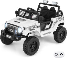Load image into Gallery viewer, 12V Kids Ride on Car, Electric Off Road Truck with Remote Control, Lights, Music, Wireless Connection
