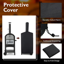 Load image into Gallery viewer, Portable Pizza Oven with Built-in Thermometer and Ash Collection Drawer
