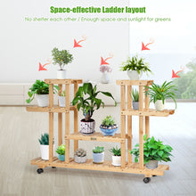 Load image into Gallery viewer, 4-Tier Flower Plant Stand Shelf with 8 Shelves
