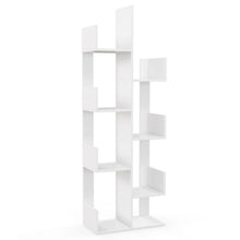 Load image into Gallery viewer, Tree-Shaped Bookshelf with 8 Storage Shelves
