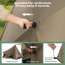 Load image into Gallery viewer, 6-Sided Family Tent with Rainfly, Skylight, 3 Doors, 3 Windows
