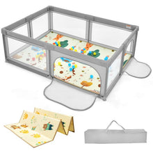 Load image into Gallery viewer, 200 x 140cm Baby Safety Play Yard with Mat and Ocean Balls
