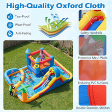 Load image into Gallery viewer, Beach-Themed Inflatable Water Slide with Climbing Wall
