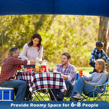 Load image into Gallery viewer, Beach Canopy Shields 300 x 300 cm Beach Tent Sun Shelter Fit 6-8 People

