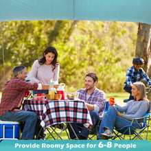 Load image into Gallery viewer, Beach Canopy Shields 300 x 300 cm Beach Tent Sun Shelter Fit 6-8 People
