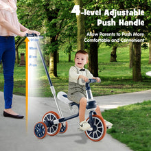 Load image into Gallery viewer, 4-in-1 Multifunctional Kids Training Balance Trike with Adjustable Push Handle
