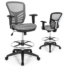 Load image into Gallery viewer, Mesh Drafting Chair with Adjustable Footrest
