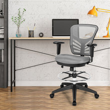 Load image into Gallery viewer, Mesh Drafting Chair with Adjustable Footrest
