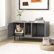 Load image into Gallery viewer, Wooden Cat Litter Box Enclosure
