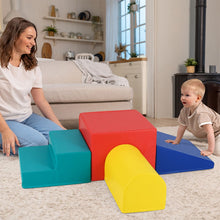 Load image into Gallery viewer, Climb and Crawl Foam Block Play Set for Infant Baby and Toddlers

