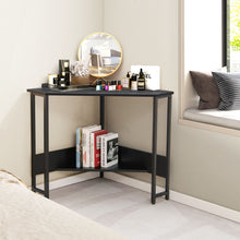 Load image into Gallery viewer, Corner Desk 90-degree Triangle Computer Desk with Power Outlet
